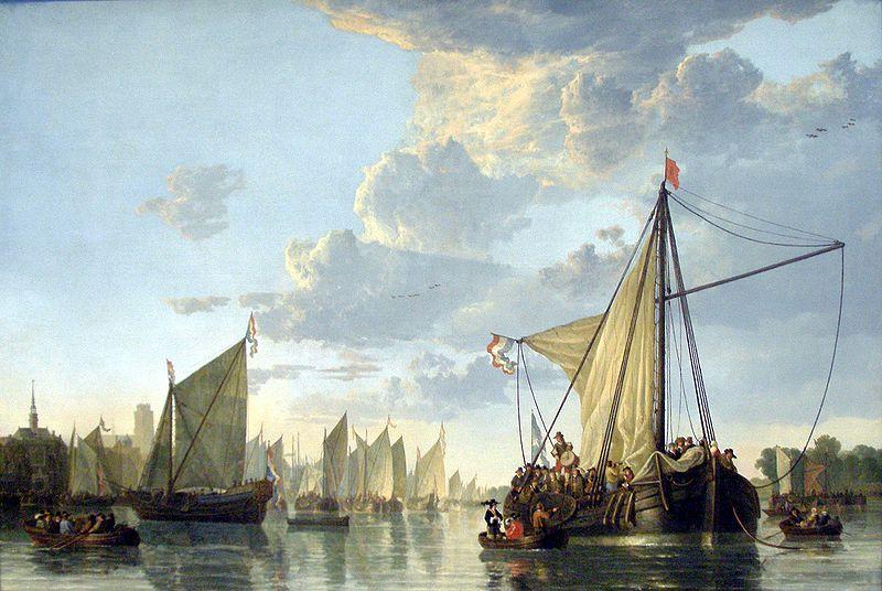 Aelbert Cuyp Hafen von Dordrecht Spain oil painting art